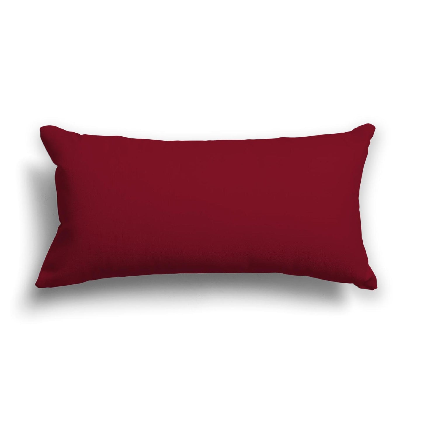 Burgundy Red Cotton Canvas Cushion Covers, 24 x 12 inches / 61 x 30 cm