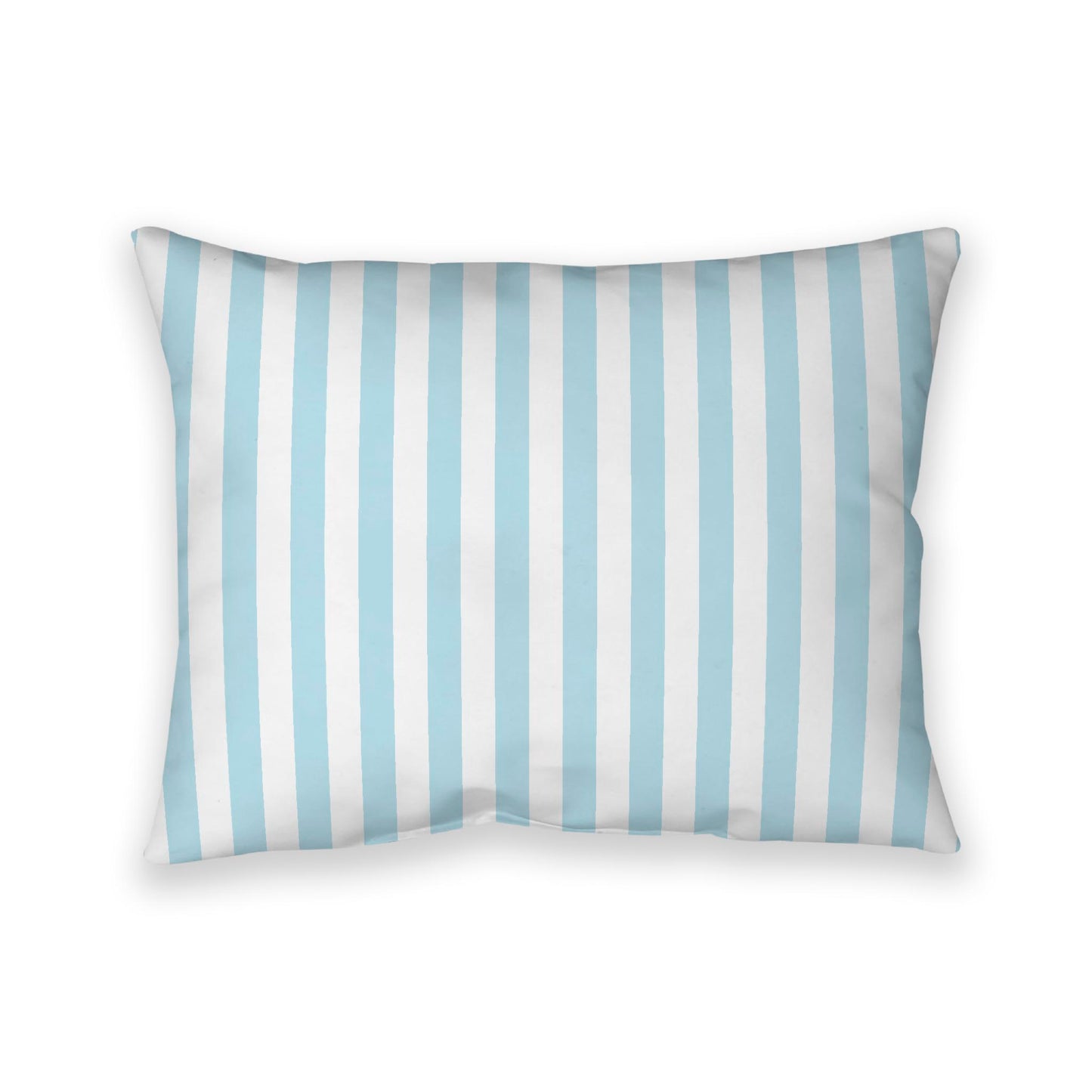 Off-White Cotton Canvas Cushion Covers with Blue Bars on Front, CACU-1370-051