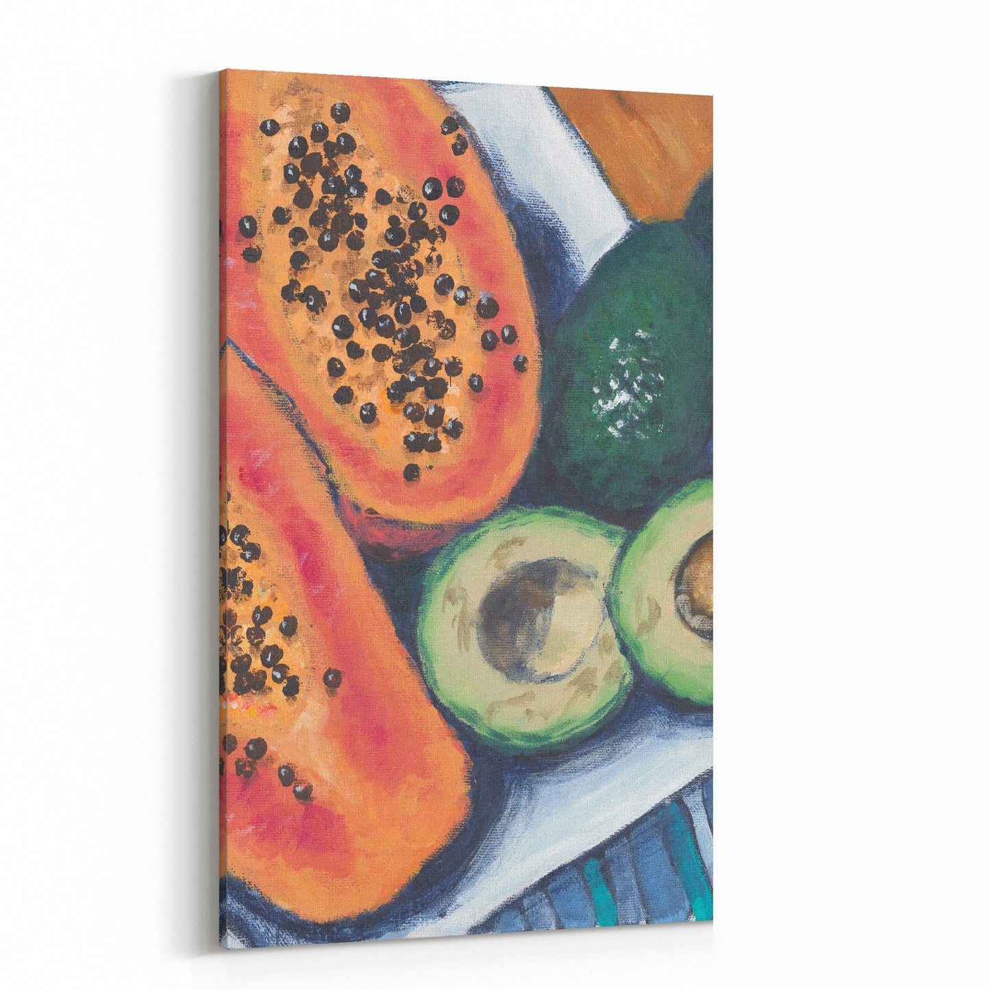 Fine Art Canvas Print - 15x24 20x32 25x40 30x48 25x56 inches | Floral Garden Three in Acrylic, CP3-2105-C