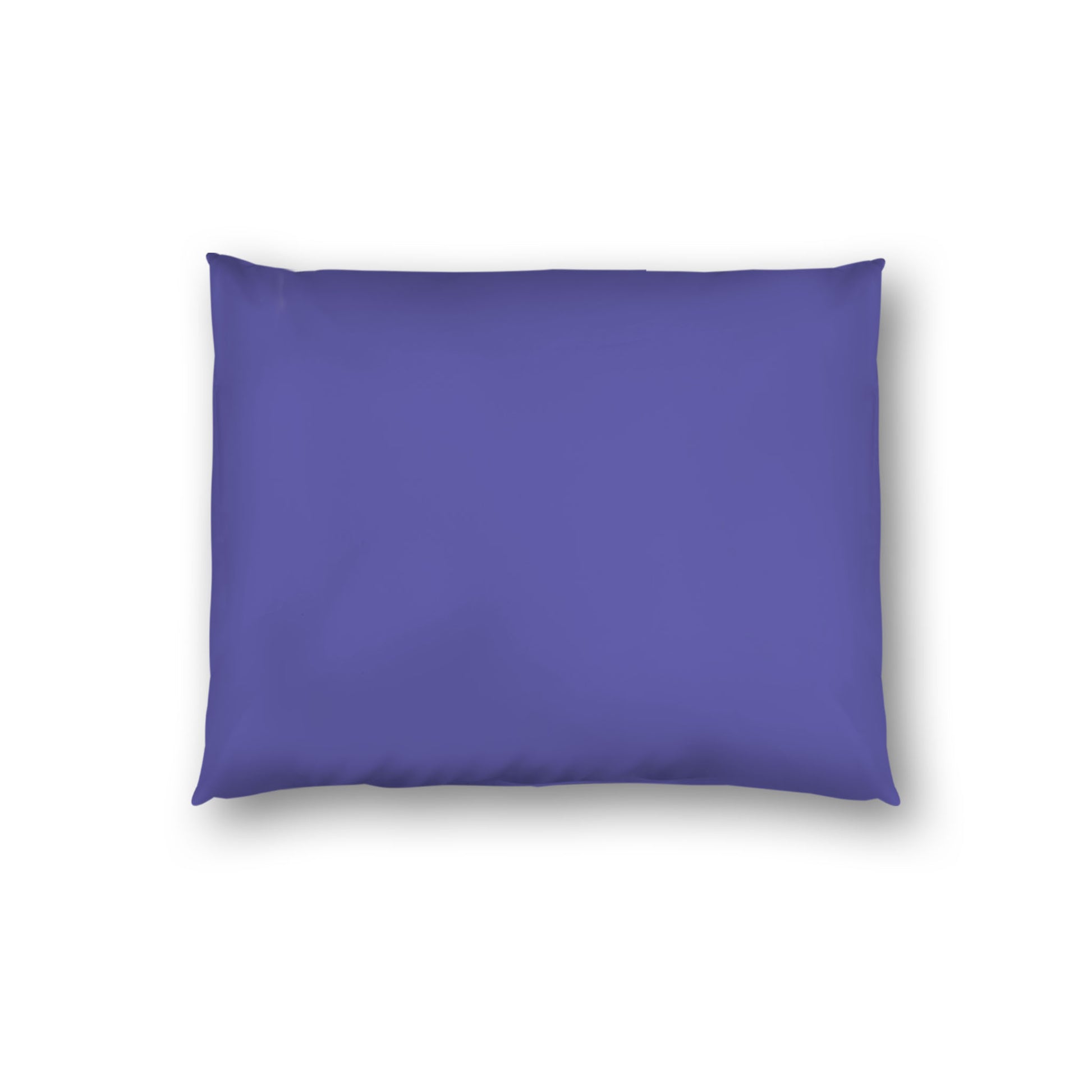 Purple Cotton Sateen Sham, White Reverse Side, Standard - 20 x 26 inches