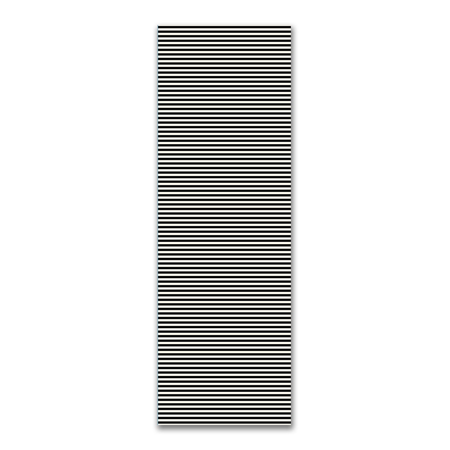 Spun Polyester Fabric with Black Bars on Pale Cream #FASP-1013-051