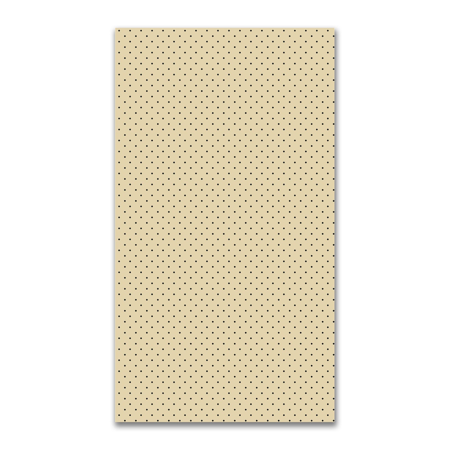 Spun Polyester Fabric with Black Diamonds on Tan #FASP-1014-101