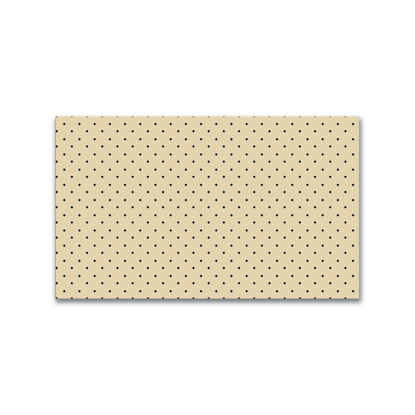 Spun Polyester Fabric with Black Diamonds on Tan #FASP-1014-101