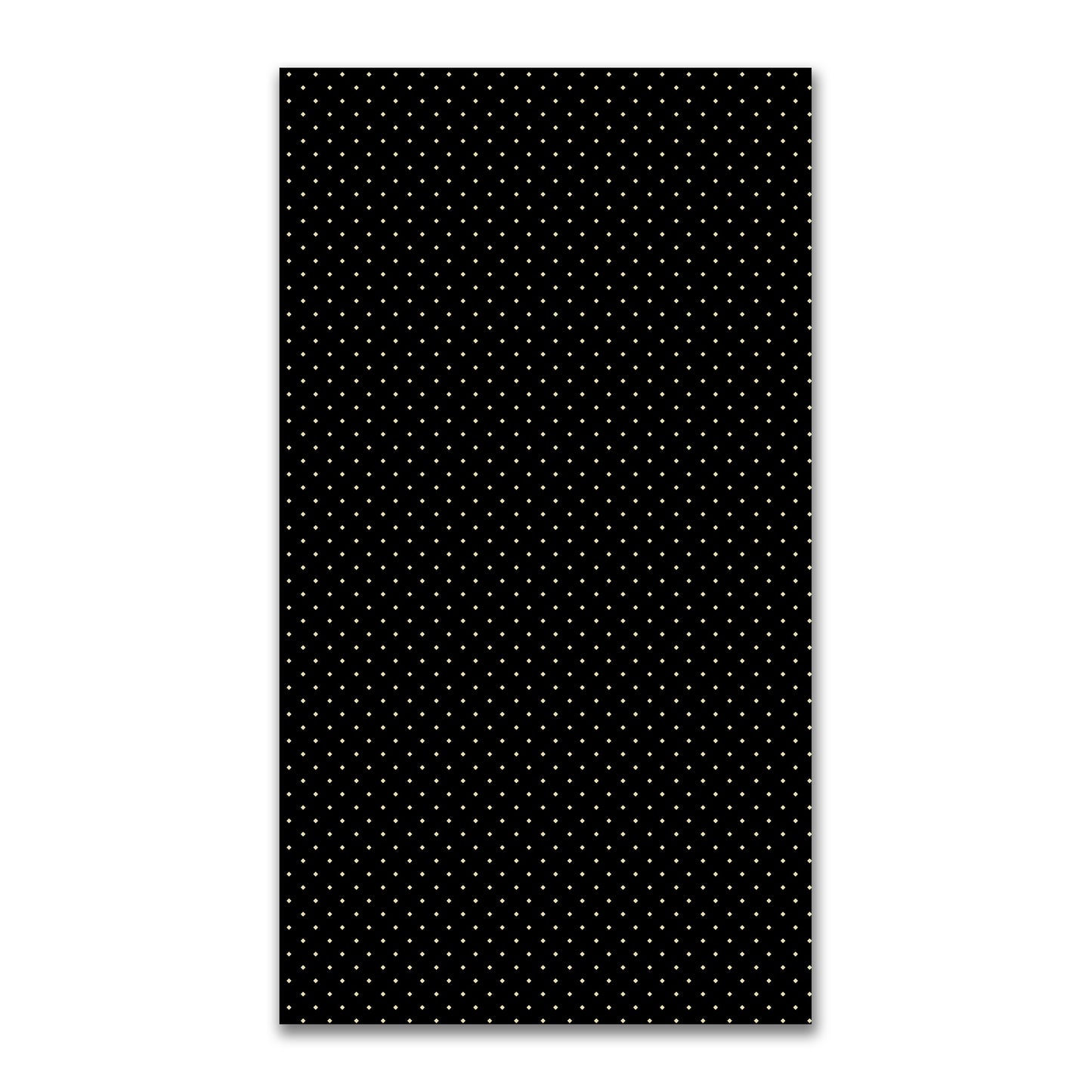 Spun Polyester Fabric with Tan Diamonds on Black #FASP-1014-102