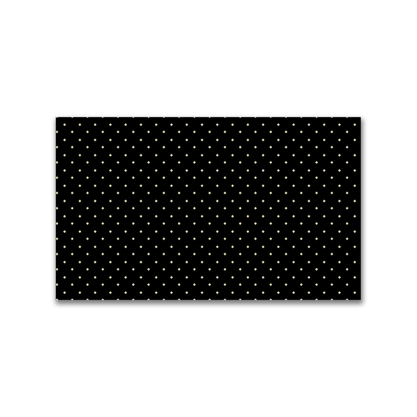 Spun Polyester Fabric with Tan Diamonds on Black #FASP-1014-102