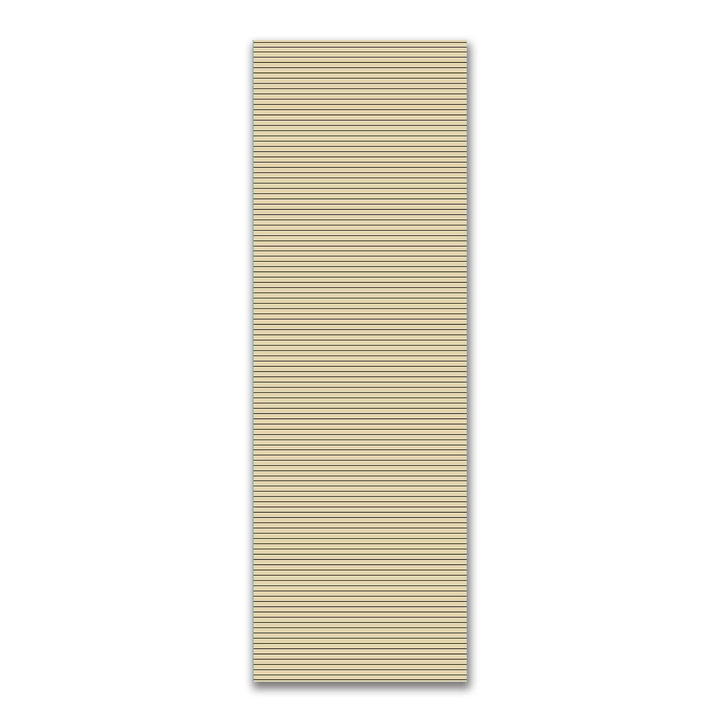 Spun Polyester Fabric with Fine Black Stripes on Tan #FASP-1014-151