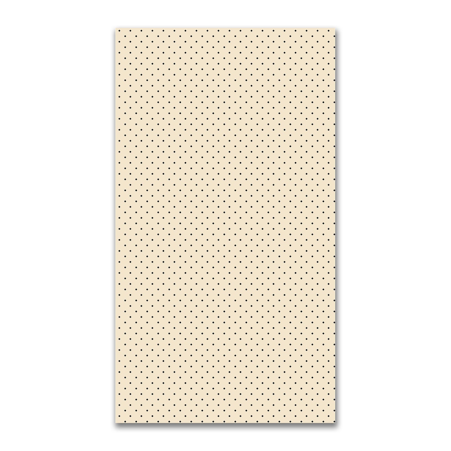 Spun Polyester Fabric with Black Diamonds on Beige #FASP-1015-101