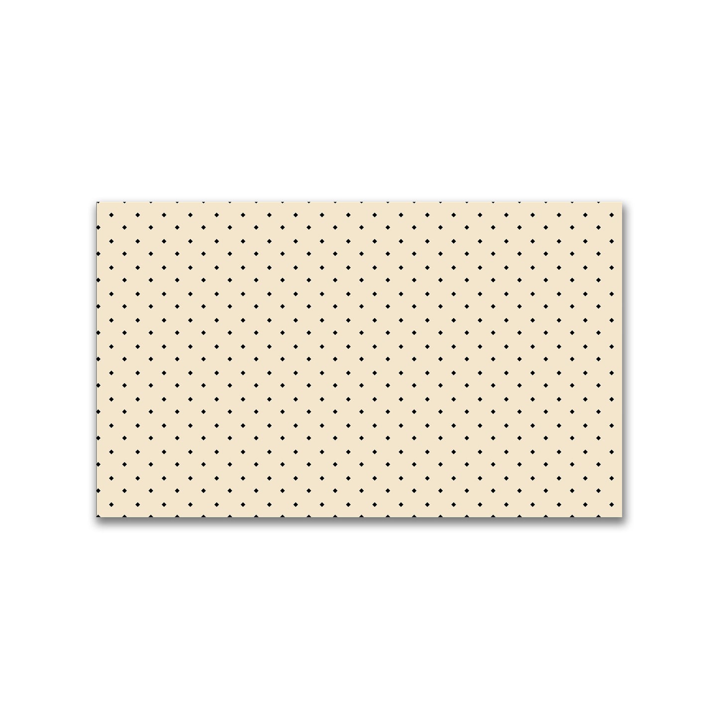 Spun Polyester Fabric with Black Diamonds on Beige #FASP-1015-101