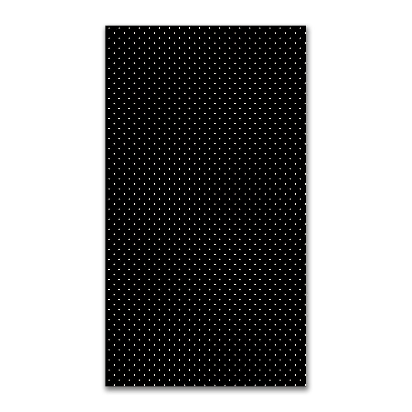 Spun Polyester Fabric with Beige Diamonds on Black #FASP-1015-102