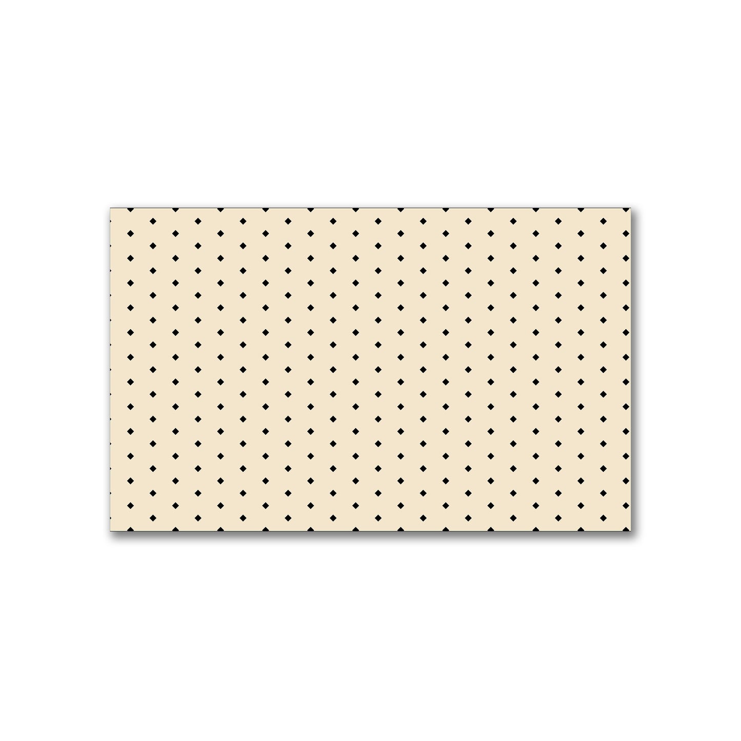Spun Polyester Fabric with Fine Black Diamonds on Beige #FASP-1015-111