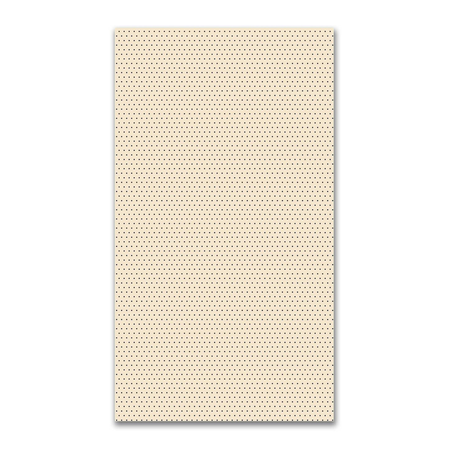 Spun Polyester Fabric with Fine Black Diamonds on Beige #FASP-1015-111