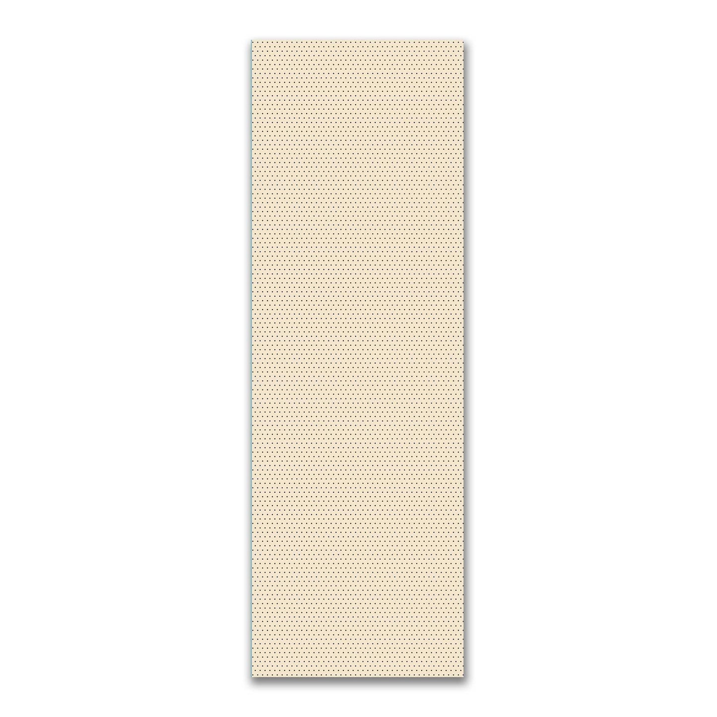 Spun Polyester Fabric with Fine Black Diamonds on Beige #FASP-1015-111