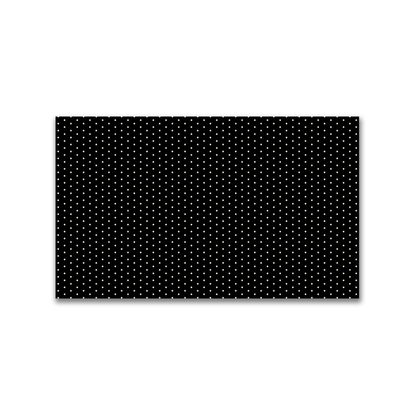 Spun Polyester Fabric with Fine Beige Diamonds on Black #FASP-1015-112
