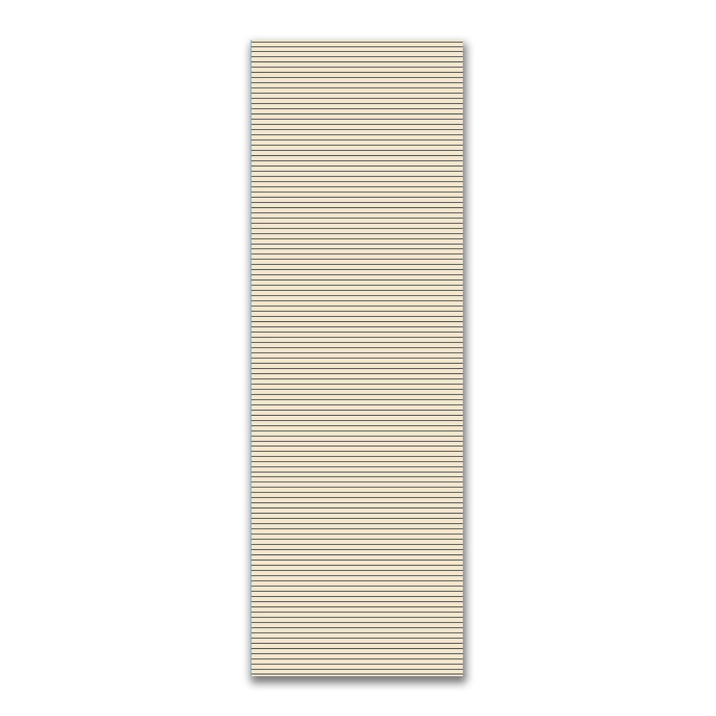 Spun Polyester Fabric with Fine Black Stripes on Beige #FASP-1015-151