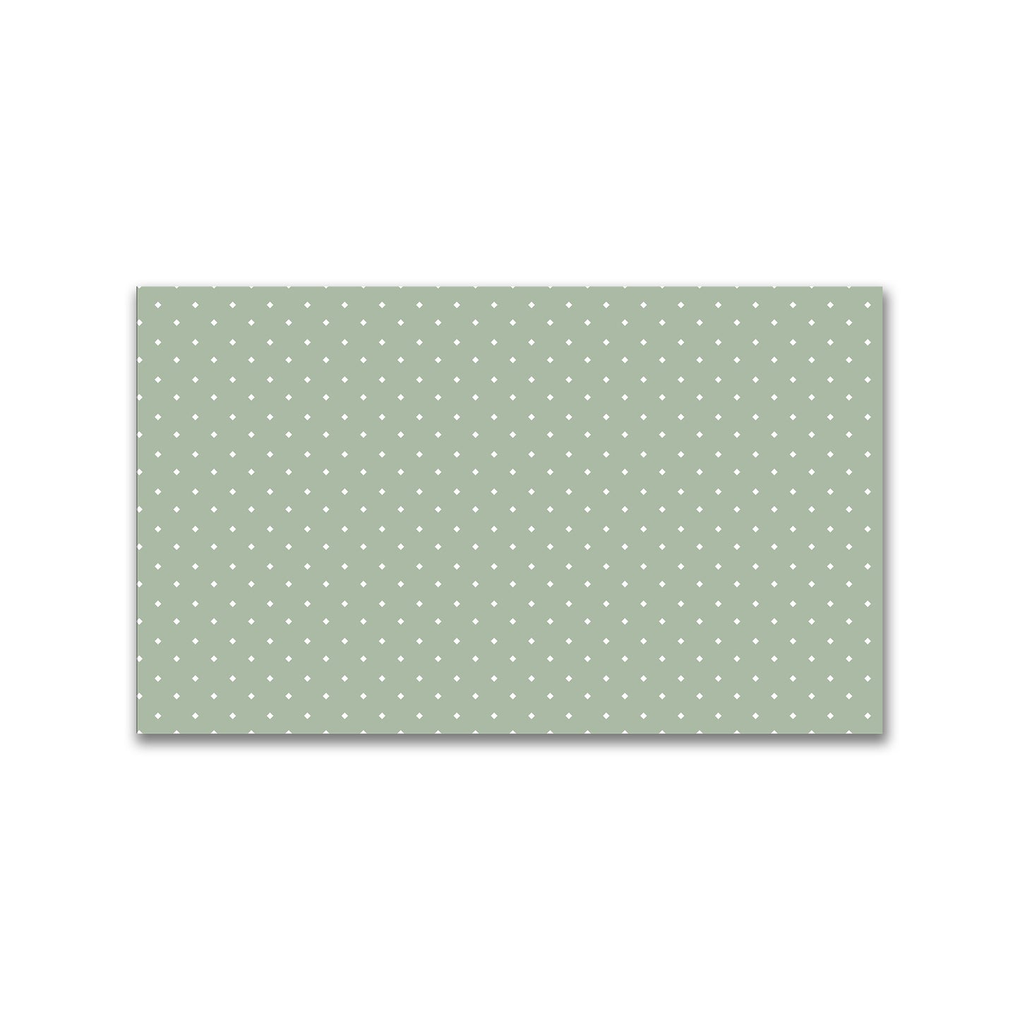 Spun Polyester Fabric with White Diamonds on Green #FASP-1052-102