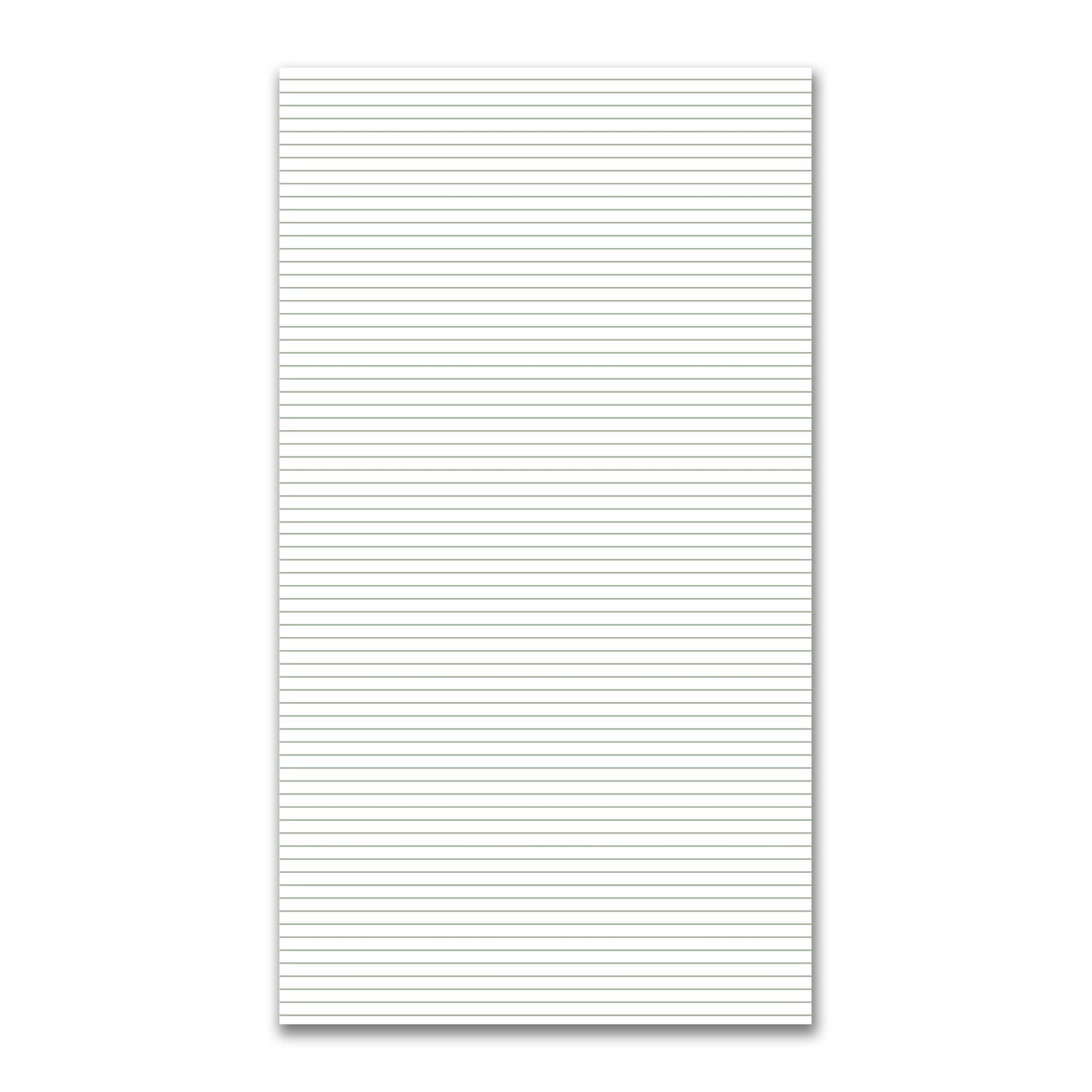 White Spun Polyester Fabric with Fine Green Stripes #FASP-1052-151