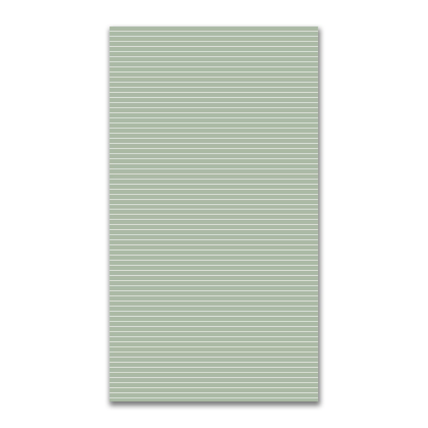 Spun Polyester Fabric with Fine White Stripes on Green #FASP-1052-152
