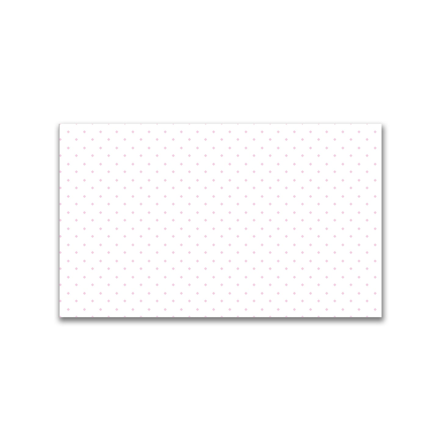 White Spun Polyester Fabric with Pink Diamonds #FASP-1081-101