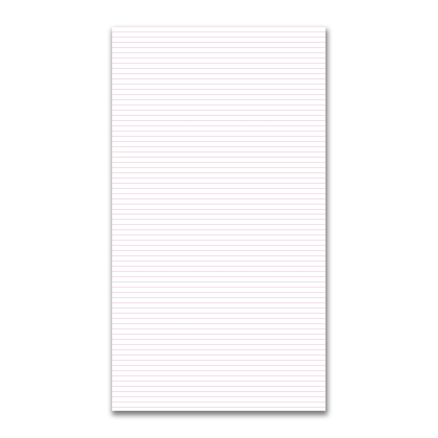 White Spun Polyester Fabric with Fine Pink Stripes #FASP-1081-151