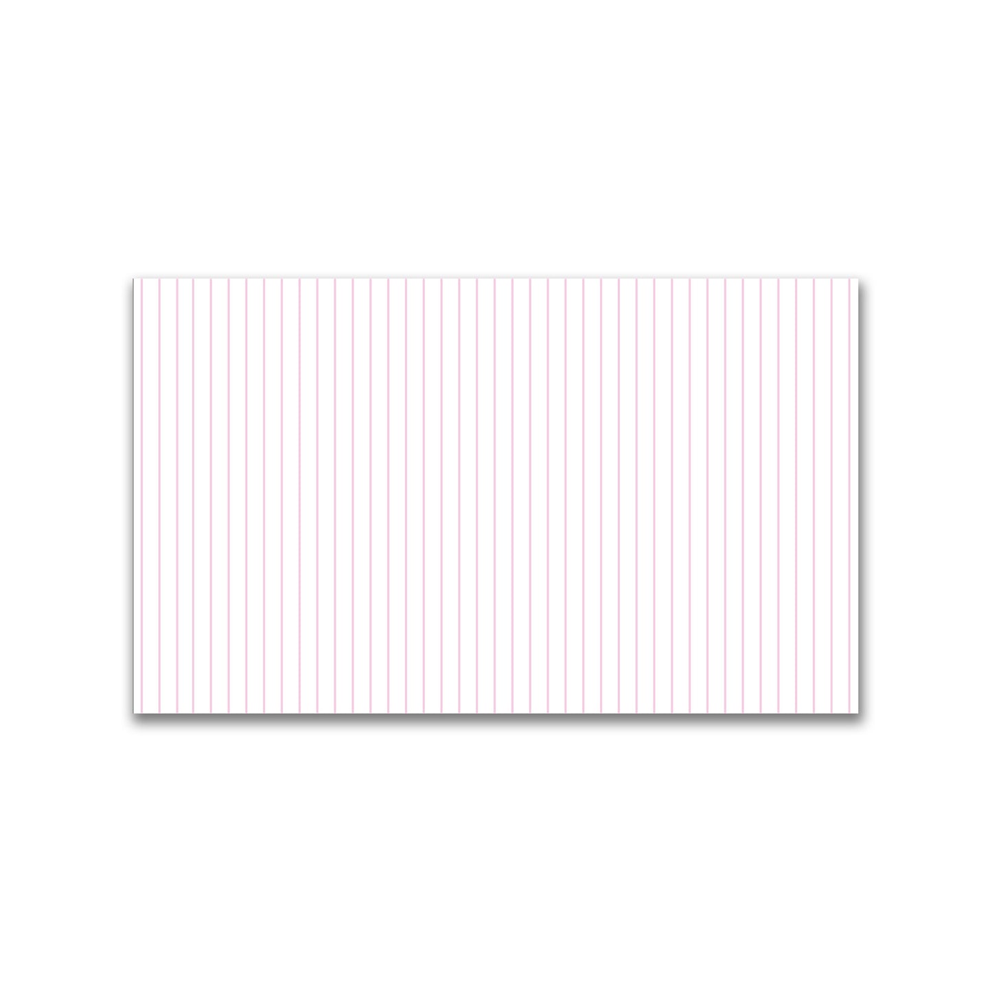 White Spun Polyester Fabric with Fine Pink Stripes #FASP-1081-151