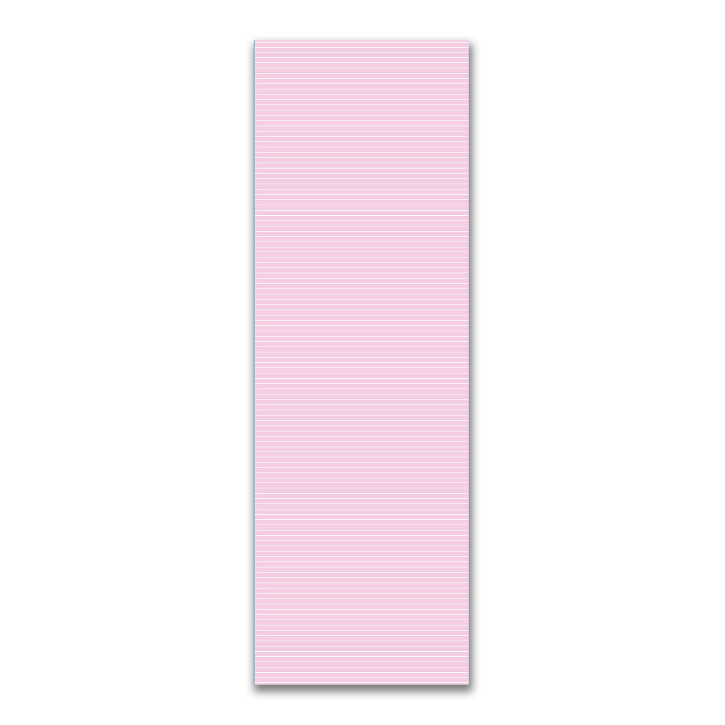 Spun Polyester Fabric with Fine White Stripes on Pink #FASP-1081-152