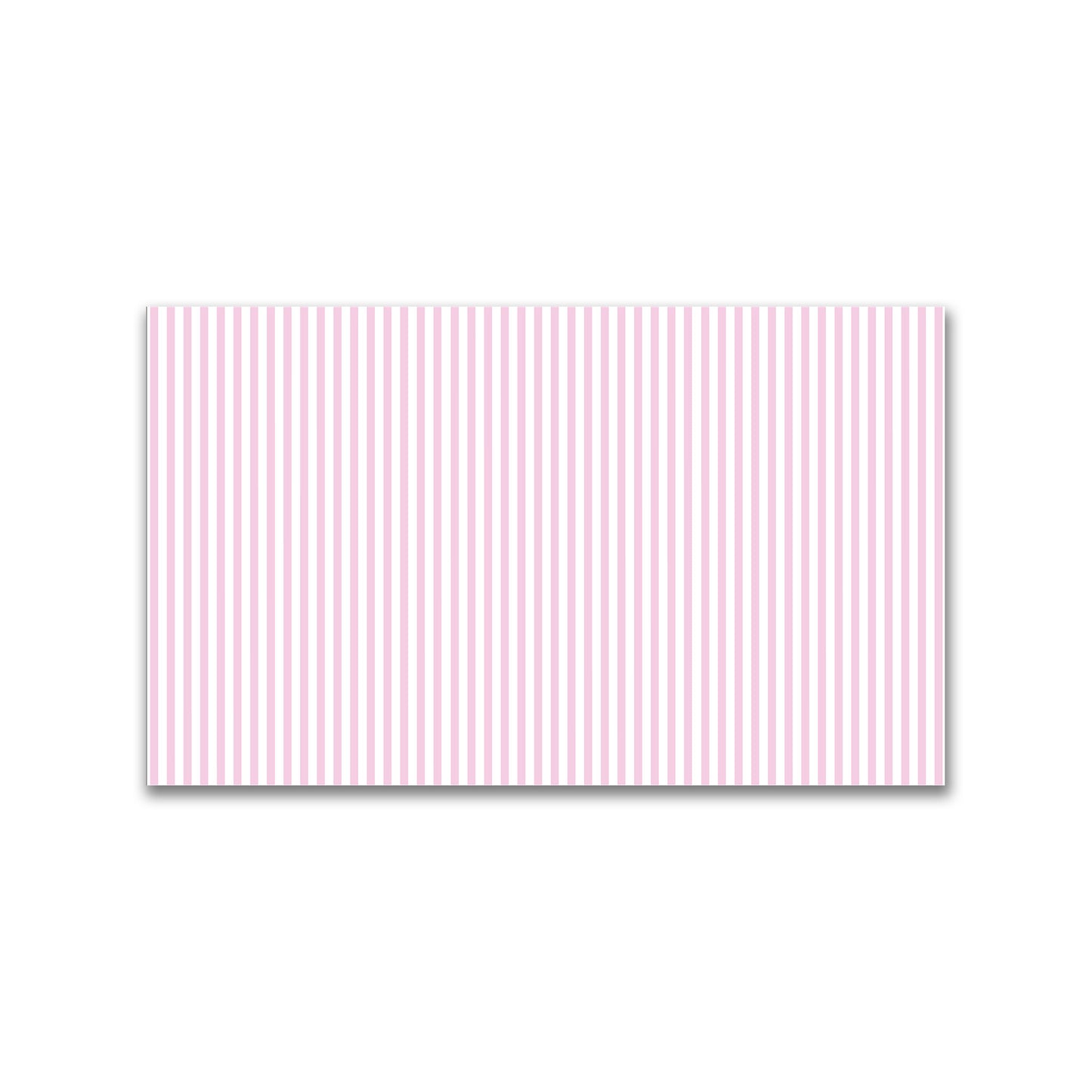 White Spun Polyester Fabric with Thin Pink Bars #FASP-1081-241