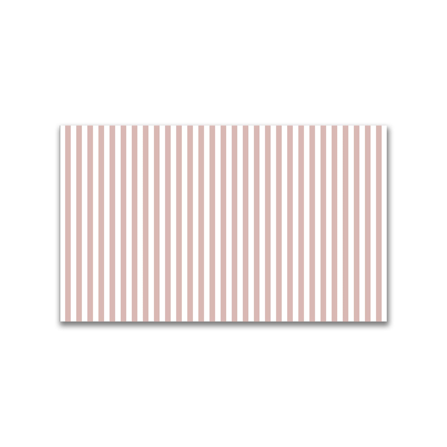 White Spun Polyester Fabric with Salmon Bars #FASP-1139-051