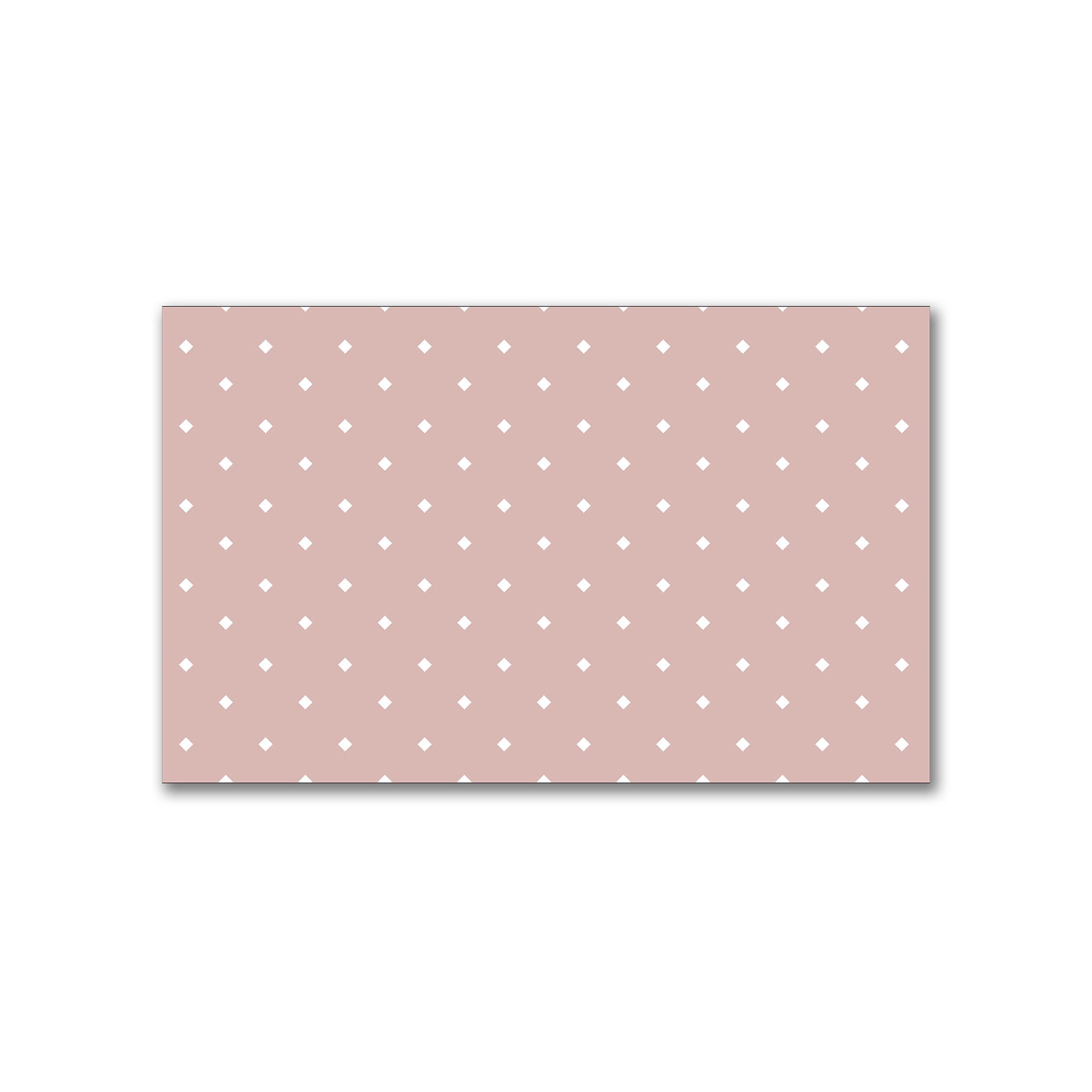 Spun Polyester Fabric with White Diamonds on Salmon #FASP-1139-102