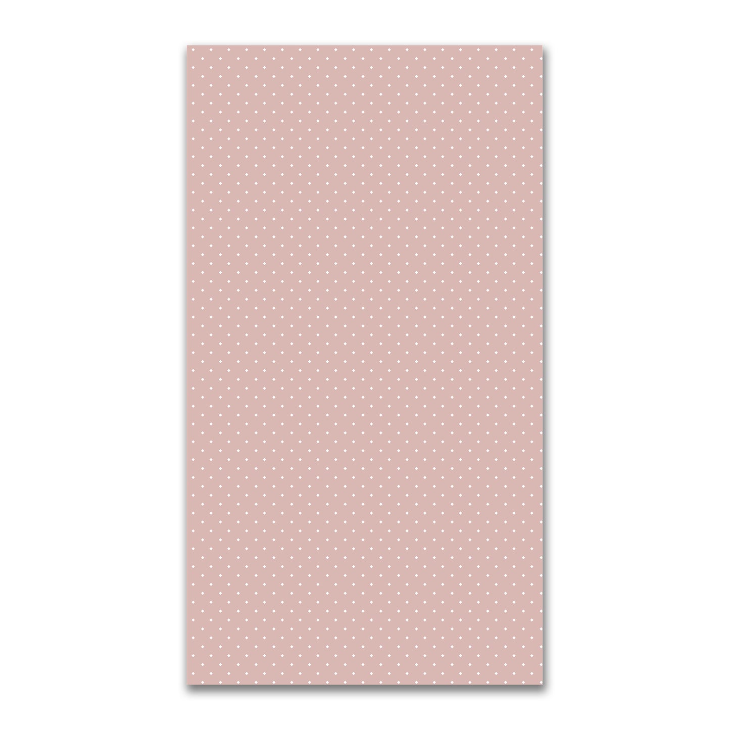 Spun Polyester Fabric with White Diamonds on Salmon #FASP-1139-102