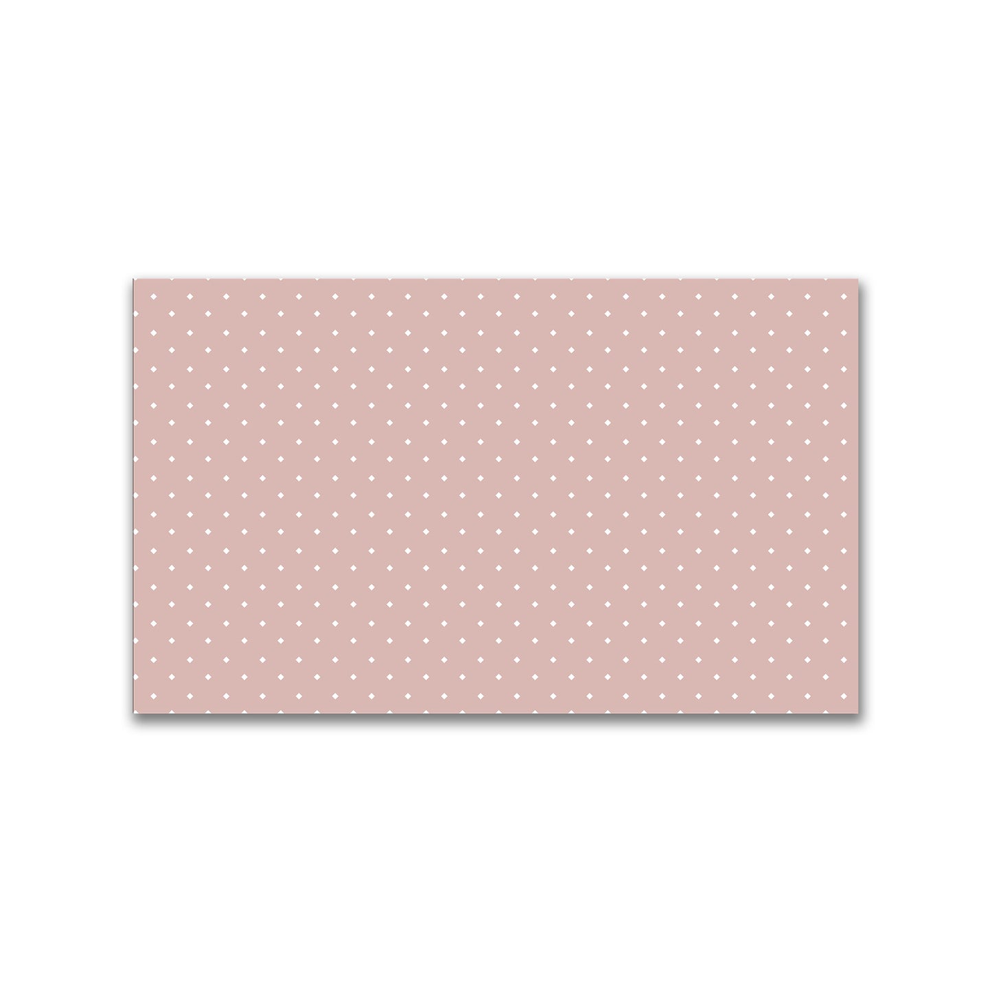 Spun Polyester Fabric with White Diamonds on Salmon #FASP-1139-102