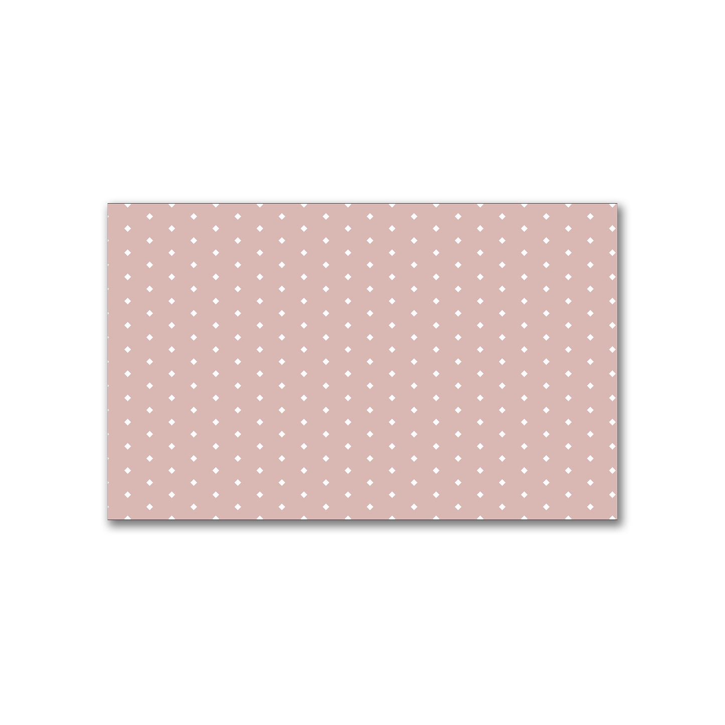 Spun Polyester Fabric with Fine White Diamonds on Salmon #FASP-1139-112