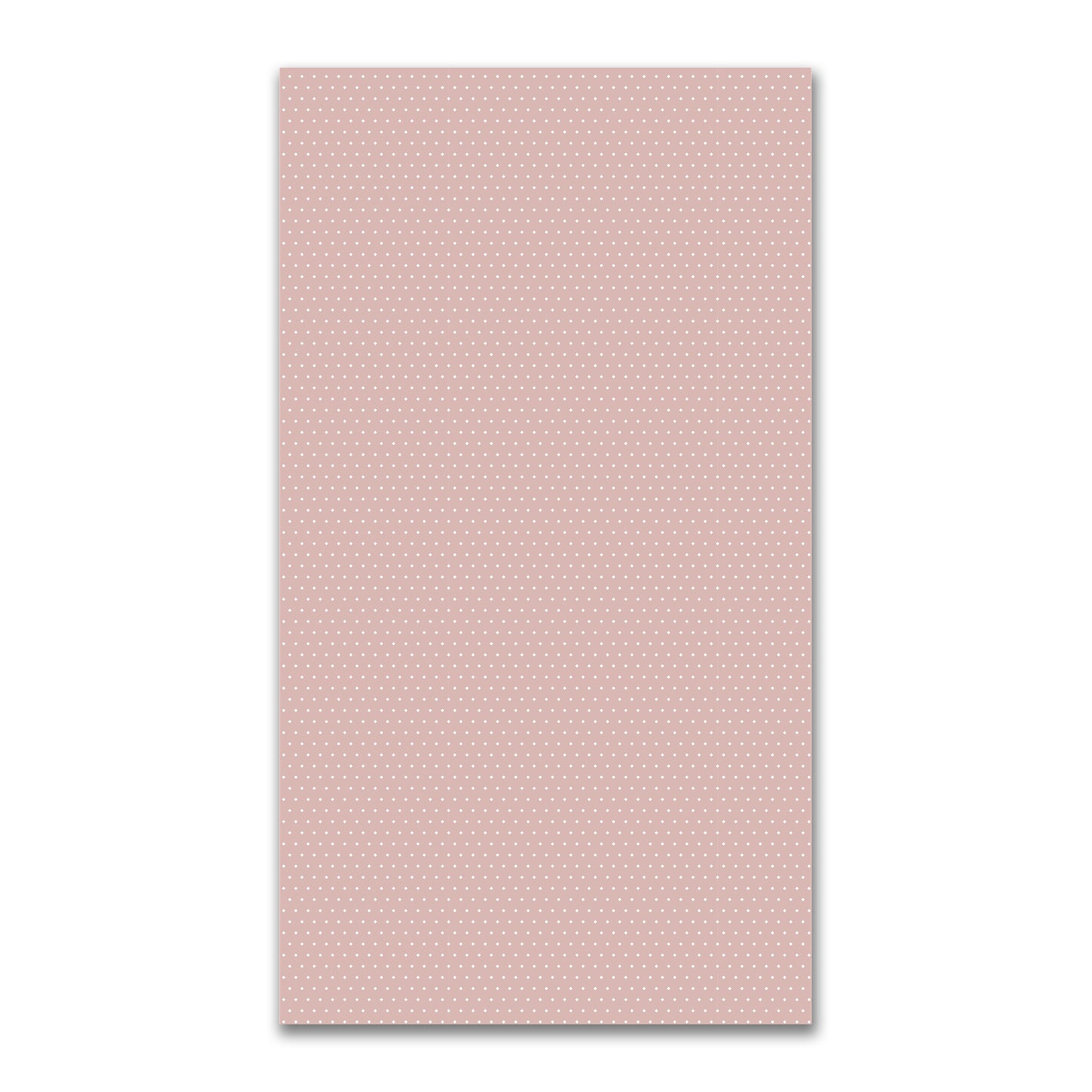 Spun Polyester Fabric with Fine White Diamonds on Salmon #FASP-1139-112