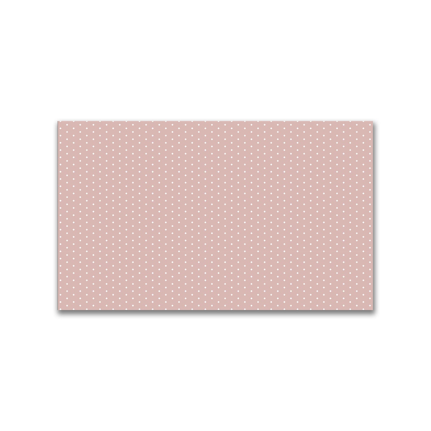 Spun Polyester Fabric with Fine White Diamonds on Salmon #FASP-1139-112