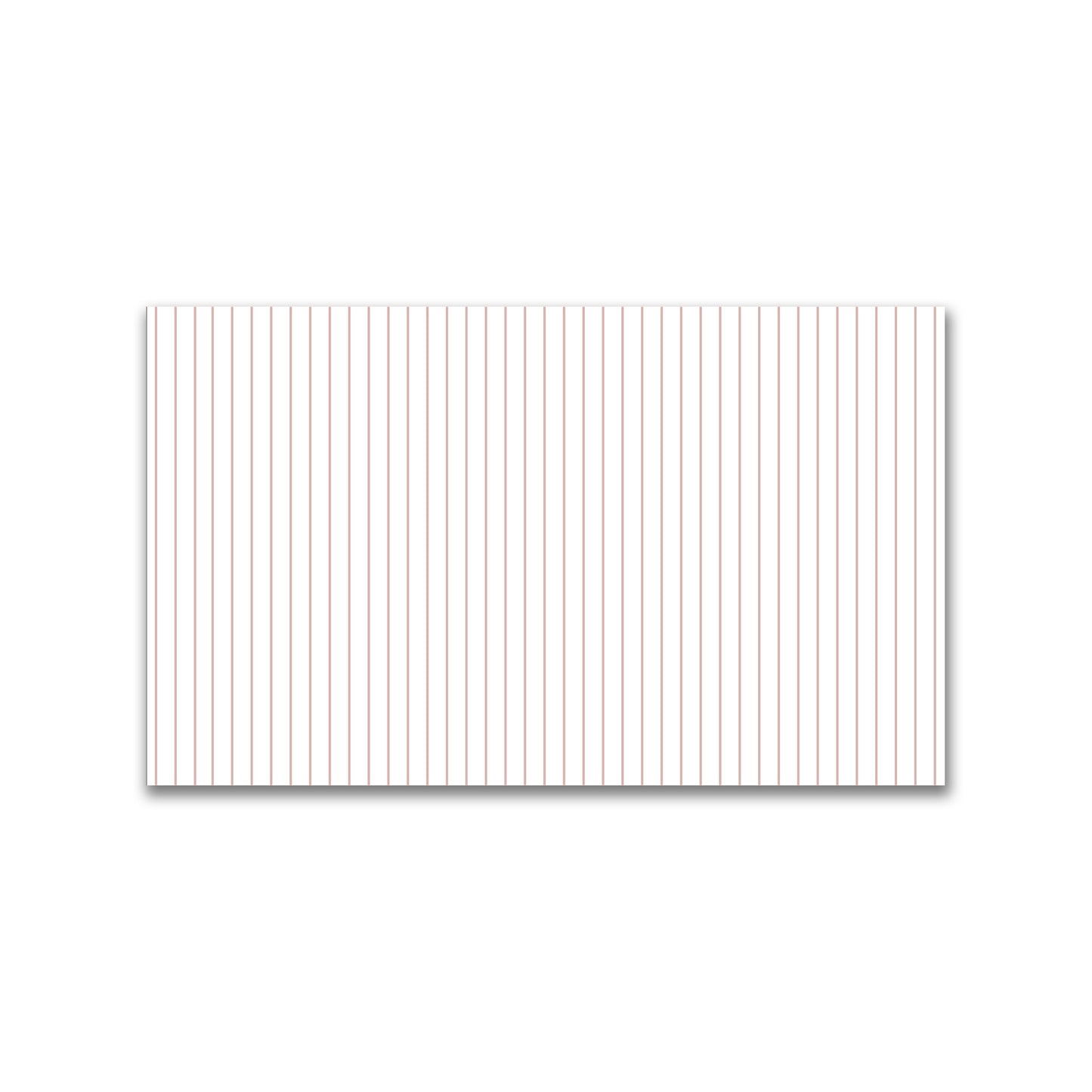 White Spun Polyester Fabric with Fine Salmon Stripes #FASP-1139-151