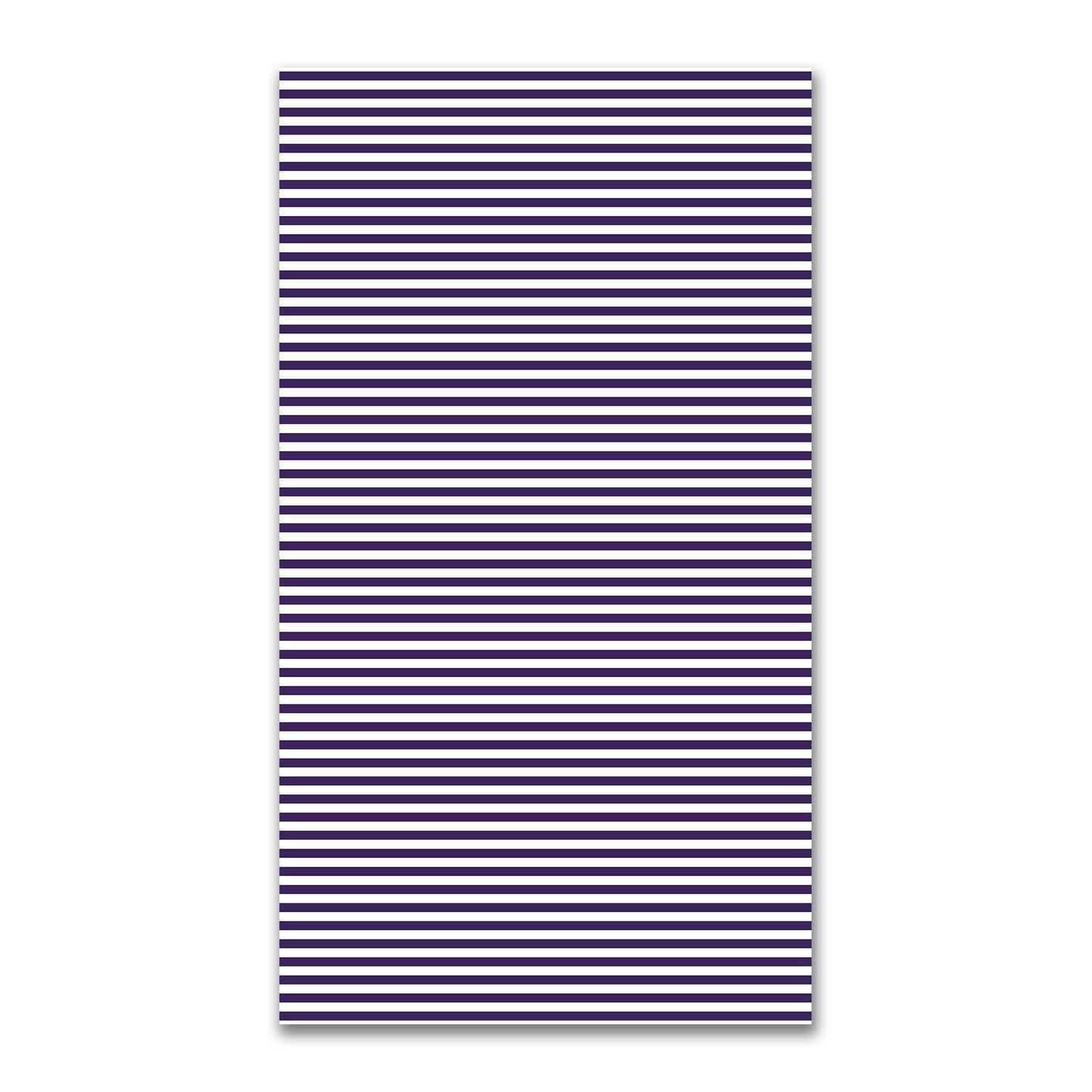 White Spun Polyester Fabric with Purple Bars #FASP-1143-051
