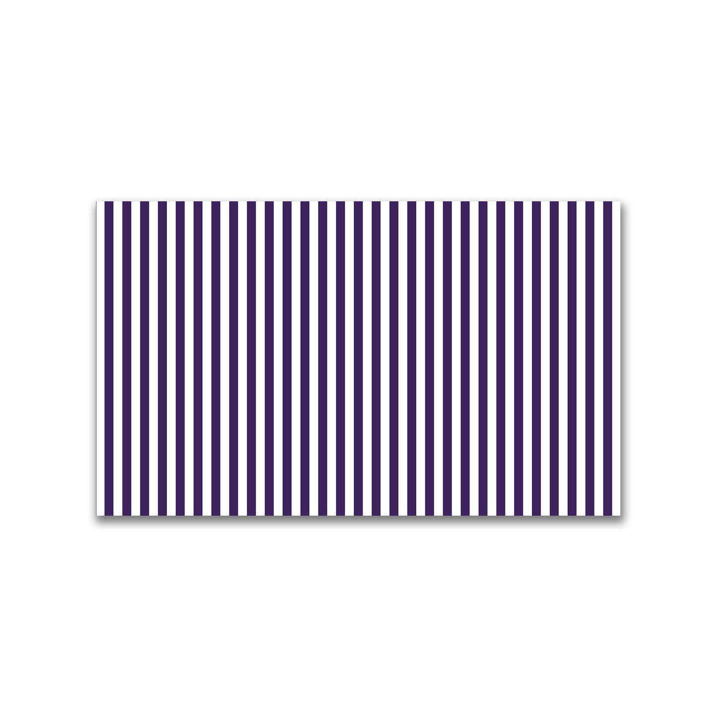 White Spun Polyester Fabric with Purple Bars #FASP-1143-051