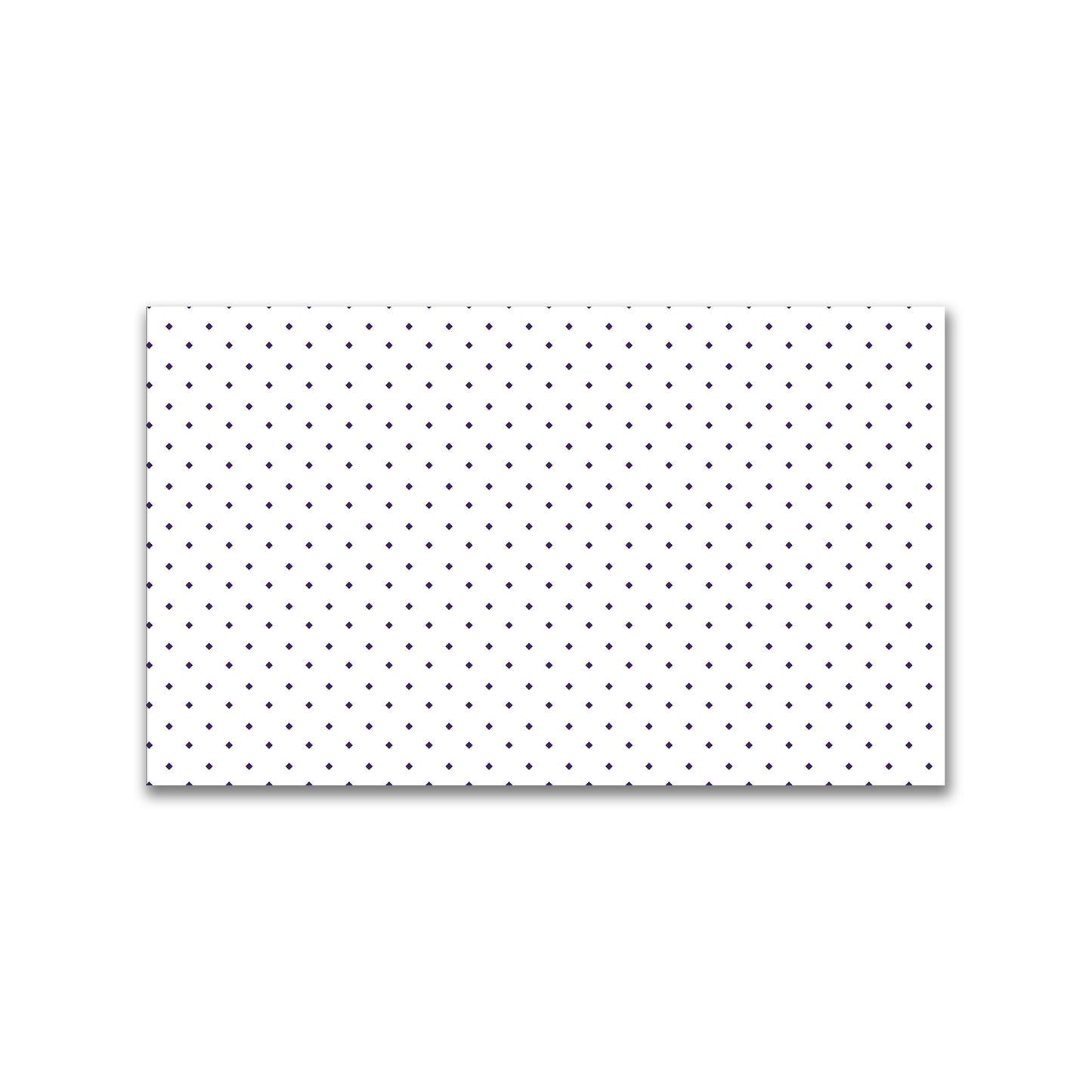 White Spun Polyester Fabric with Purple Diamonds #FASP-1143-101