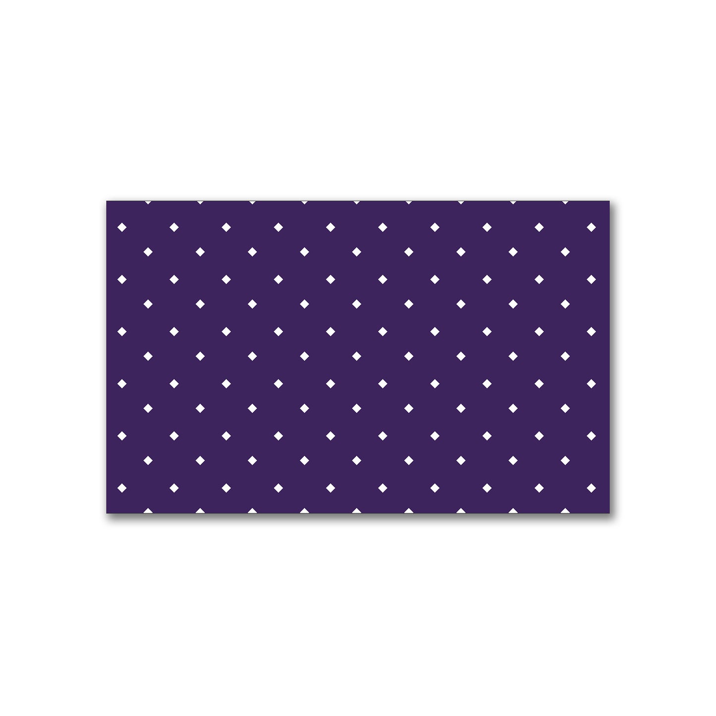 Spun Polyester Fabric with White Diamonds on Purple #FASP-1143-102