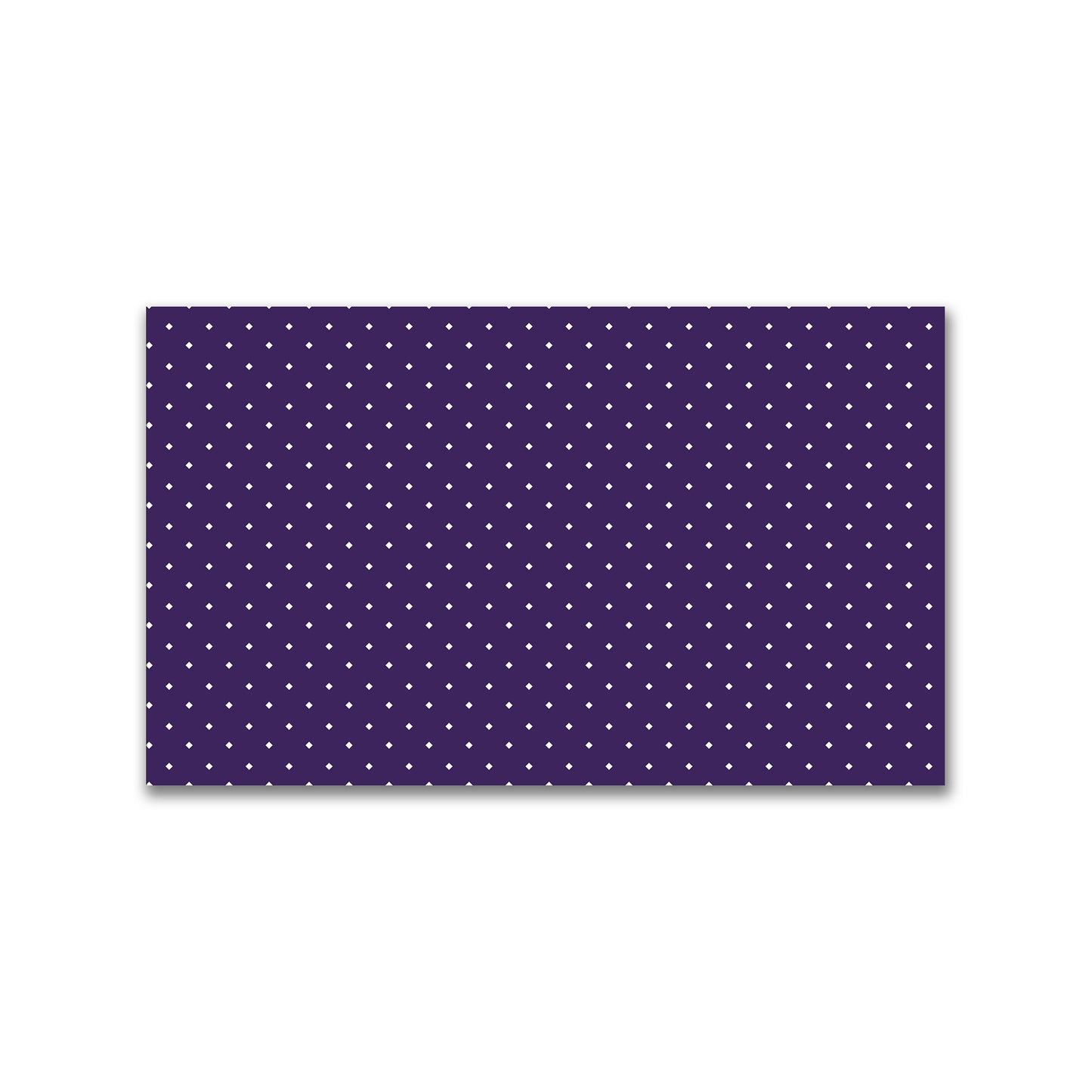 Spun Polyester Fabric with White Diamonds on Purple #FASP-1143-102