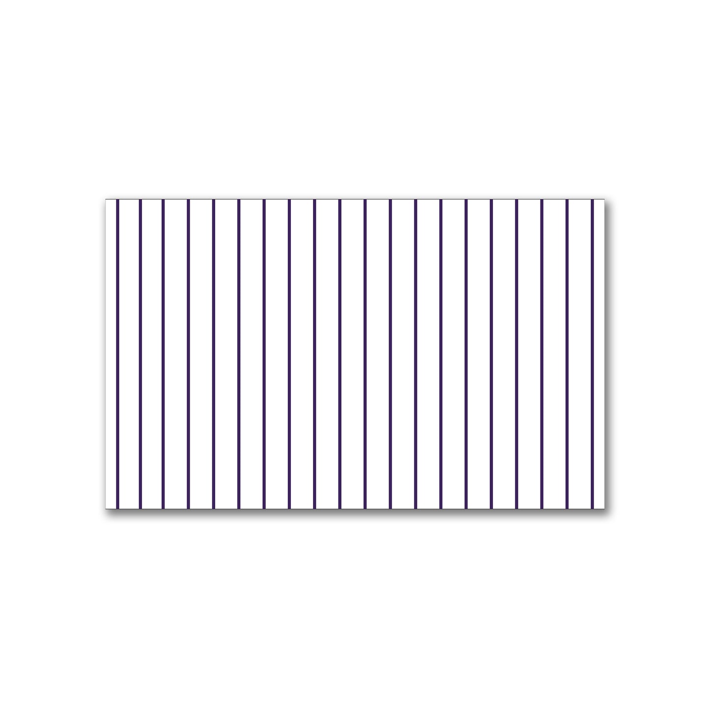 White Spun Polyester Fabric with Fine Purple Stripes #FASP-1143-151