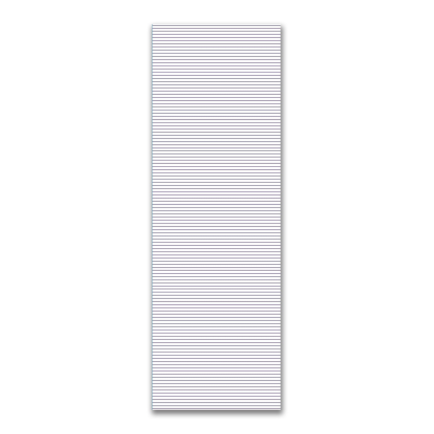 White Spun Polyester Fabric with Fine Purple Stripes #FASP-1143-151