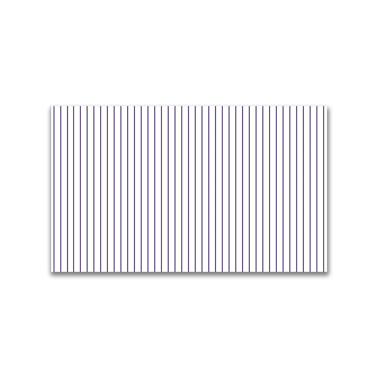 White Spun Polyester Fabric with Fine Purple Stripes #FASP-1143-151