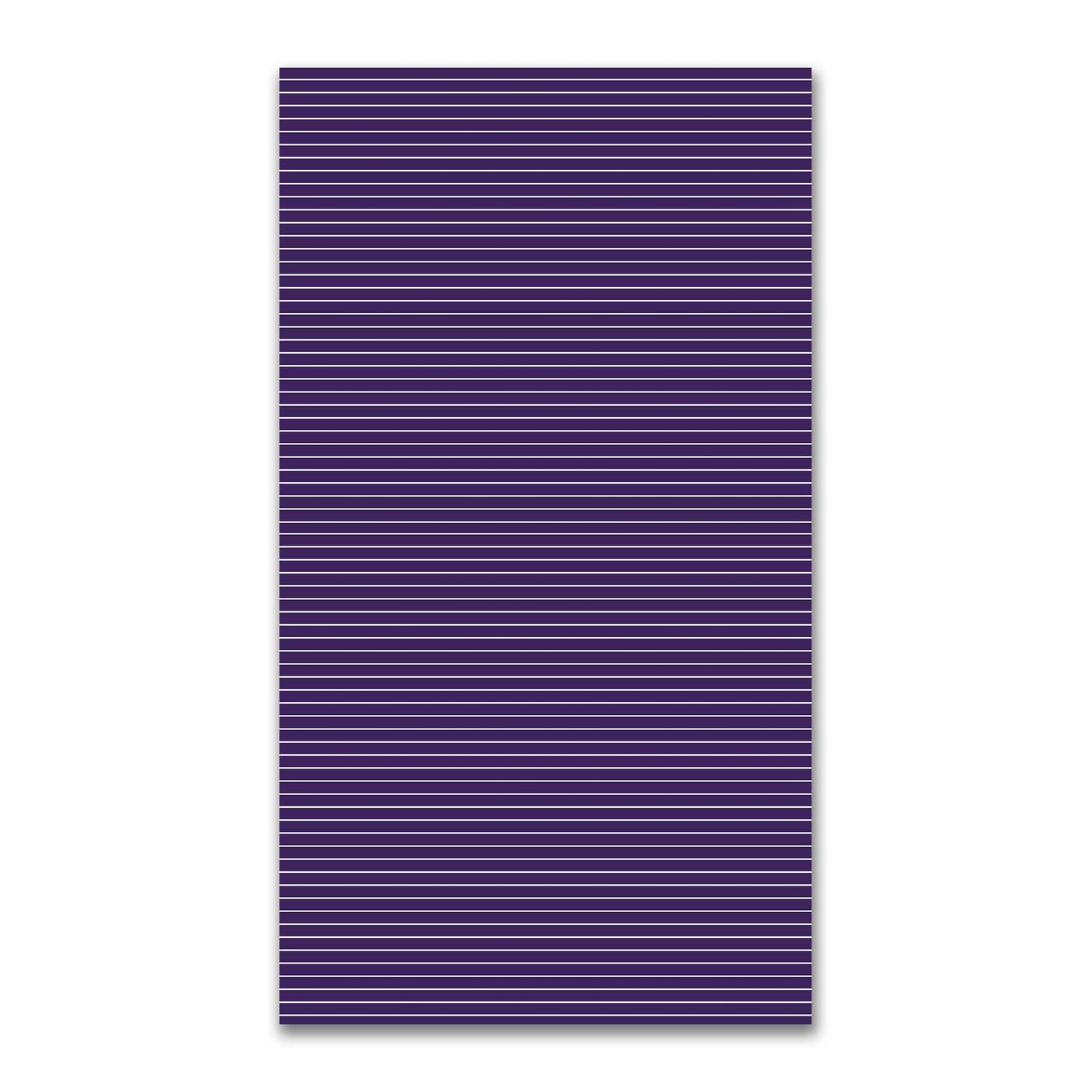 Spun Polyester Fabric with Fine White Stripes on Purple #FASP-1143-152