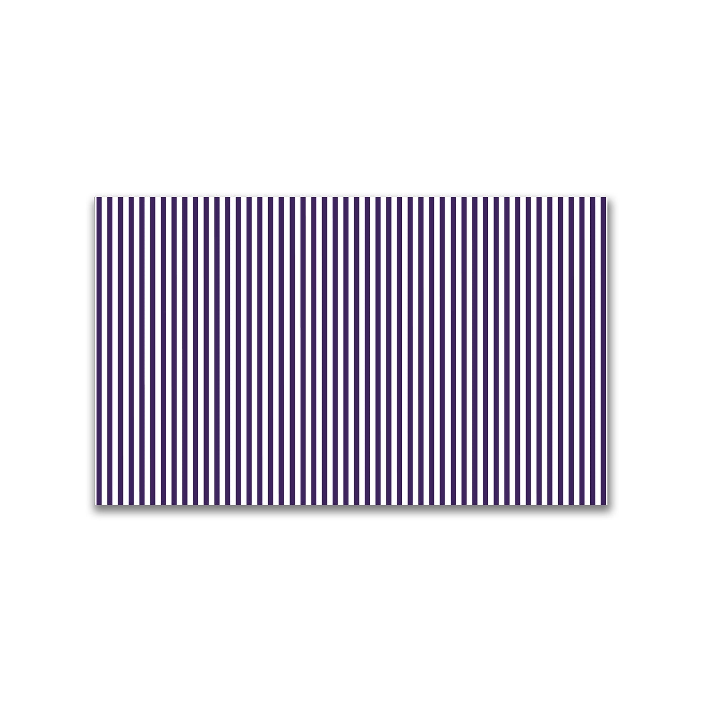 White Spun Polyester Fabric with Thin Purple Bars #FASP-1143-241
