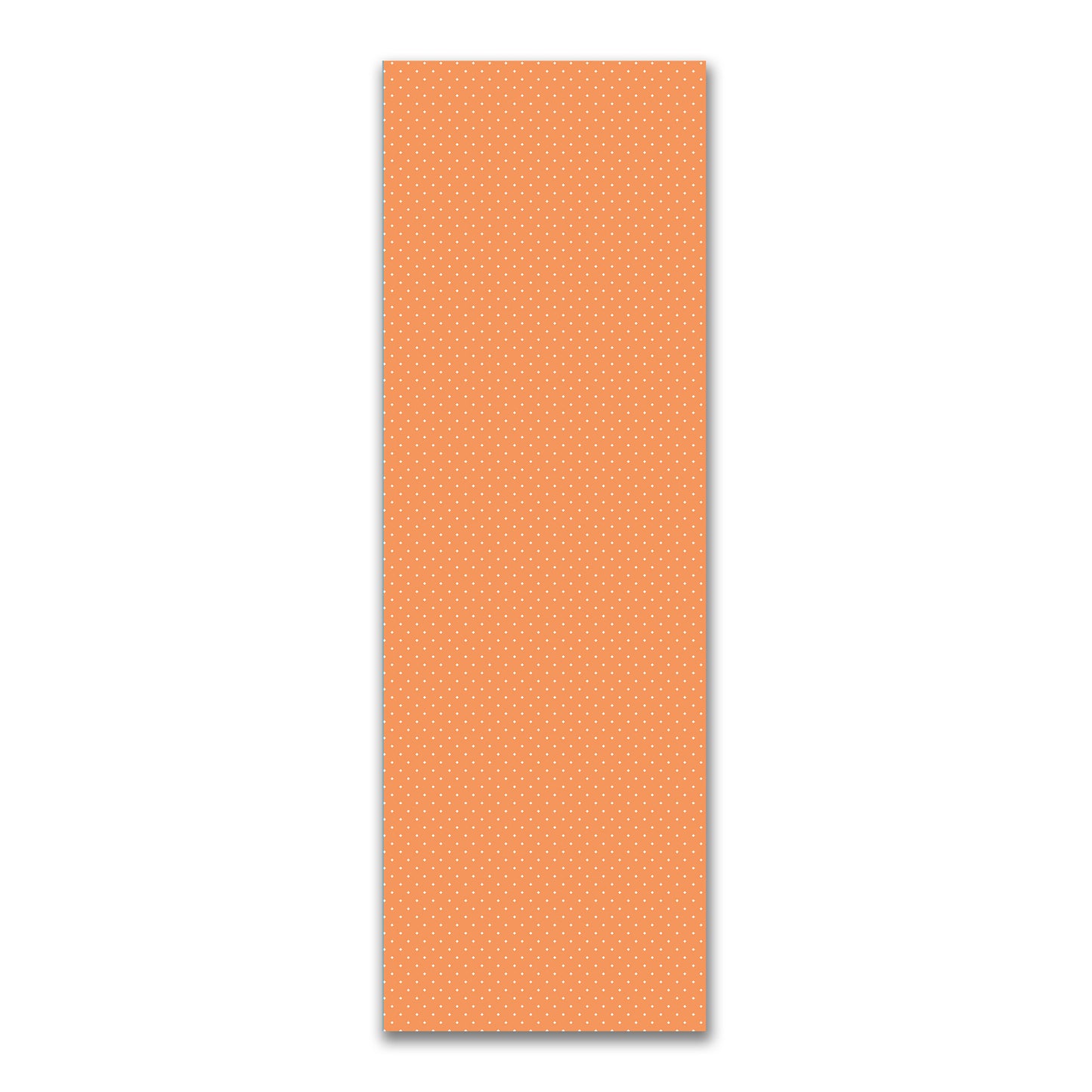 Spun Polyester Fabric with White Diamonds on Orange #FASP-1181-102