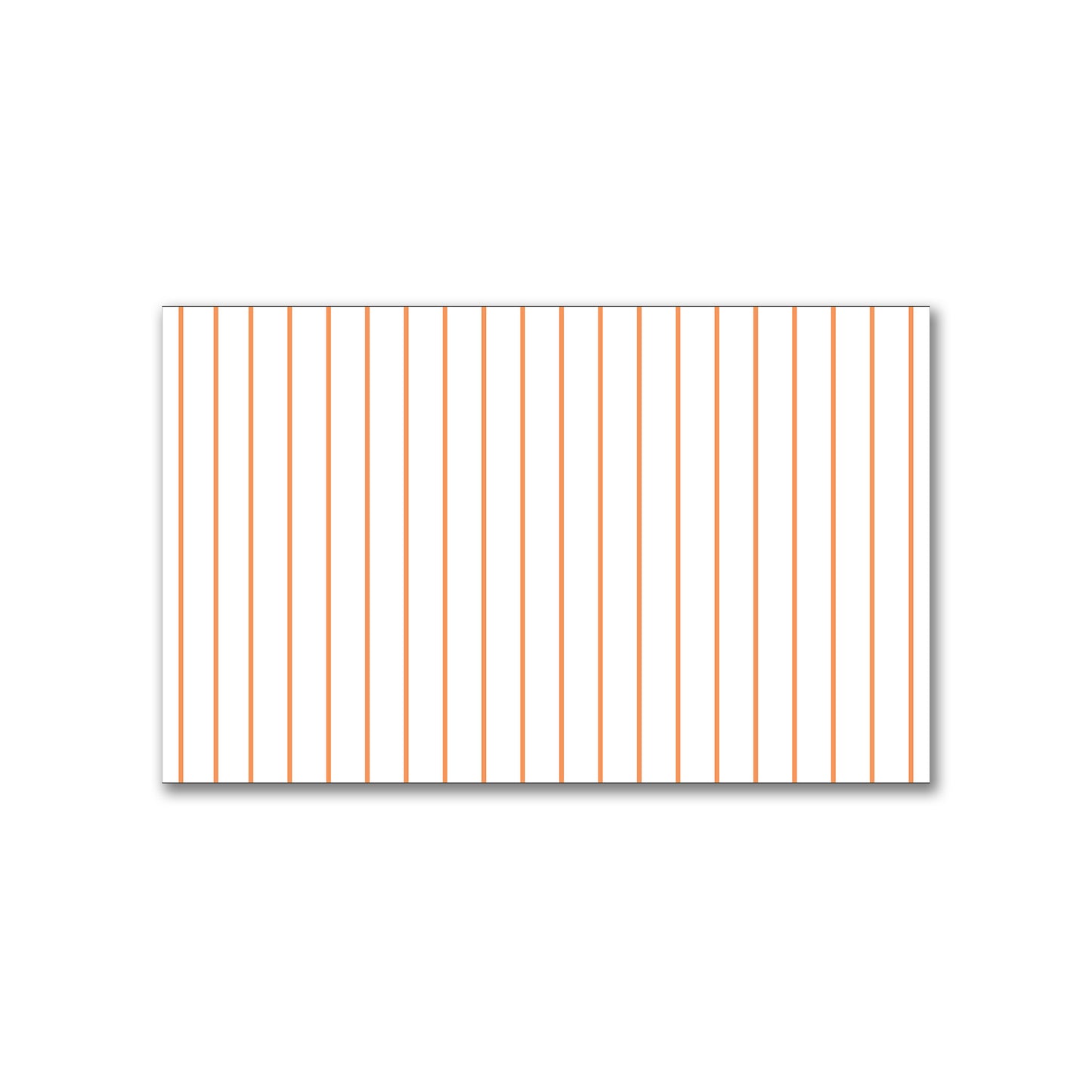 White Spun Polyester Fabric with Fine Orange Stripes #FASP-1181-151