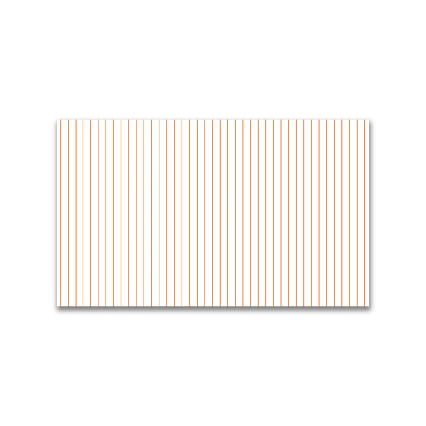 White Spun Polyester Fabric with Fine Orange Stripes #FASP-1181-151