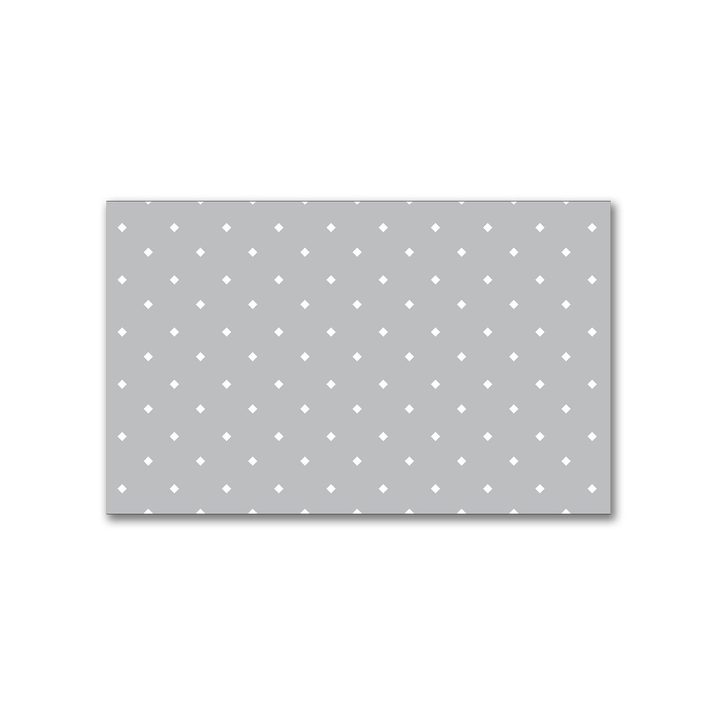 Spun Polyester Fabric with White Diamonds on Grey #FASP-1203-102