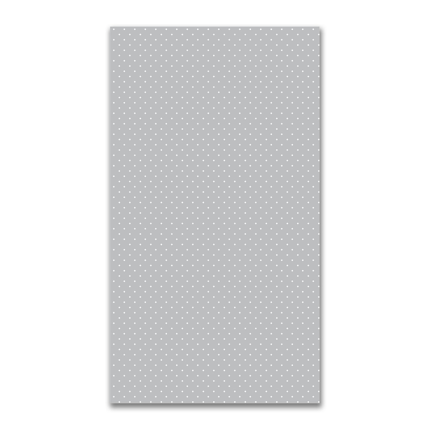 Spun Polyester Fabric with White Diamonds on Grey #FASP-1203-102