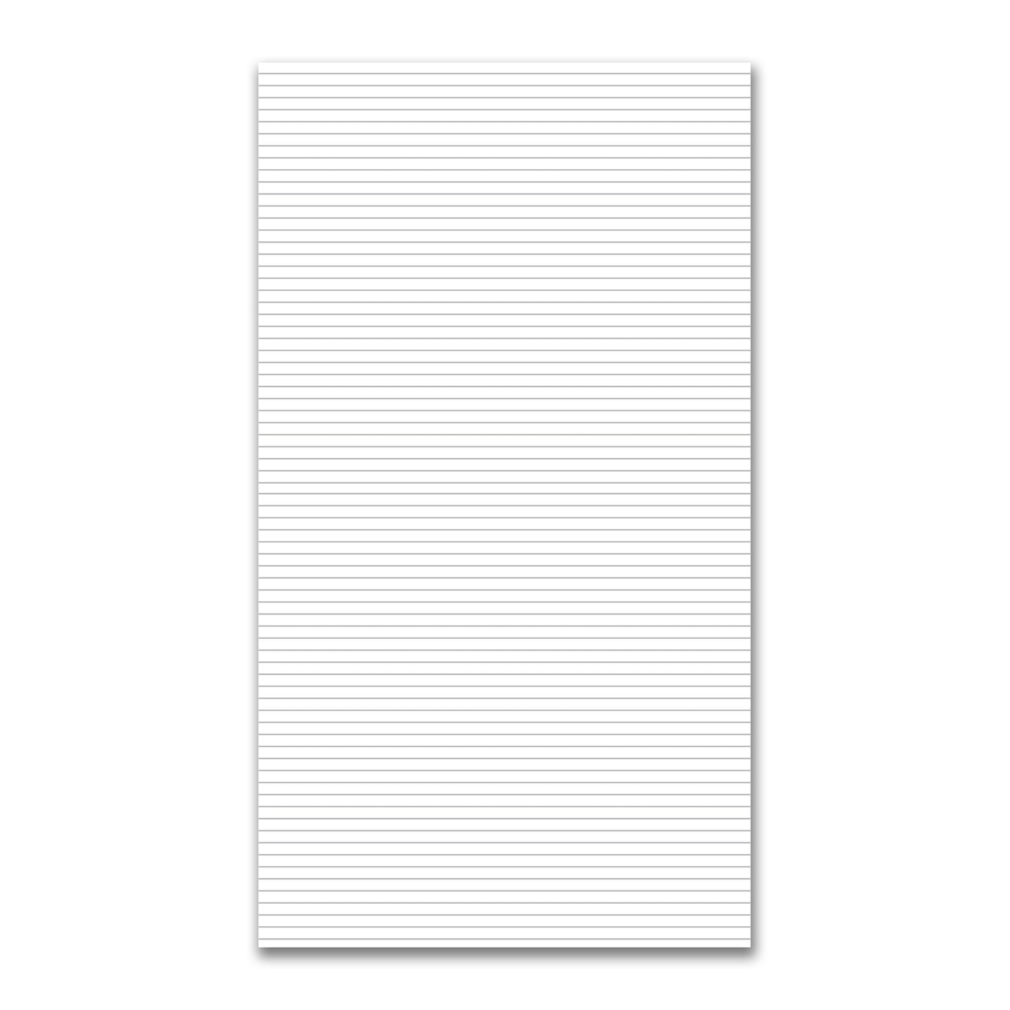 White Spun Polyester Fabric with Fine Grey Stripes #FASP-1203-151